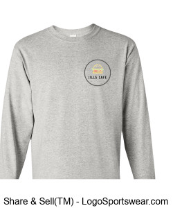 Gildan Adult Heavy Cotton Long Sleeve T-Shirt Design Zoom